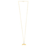 10K Whale Tail Necklace