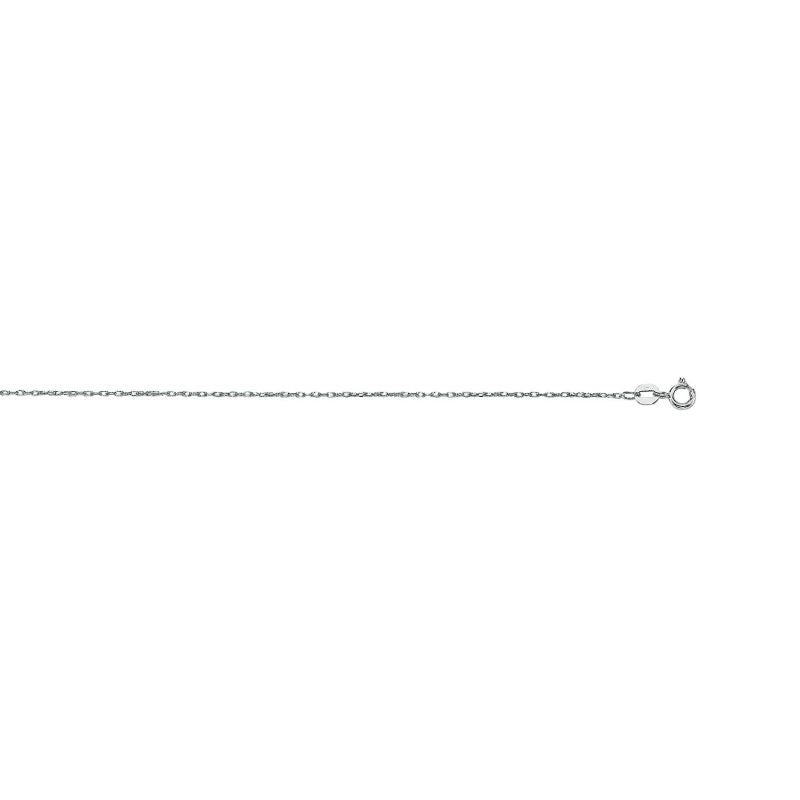 10K Gold 0.45mm Machine Rope Chain Carded