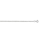 10K Gold 0.7mm Machine Rope Chain Carded